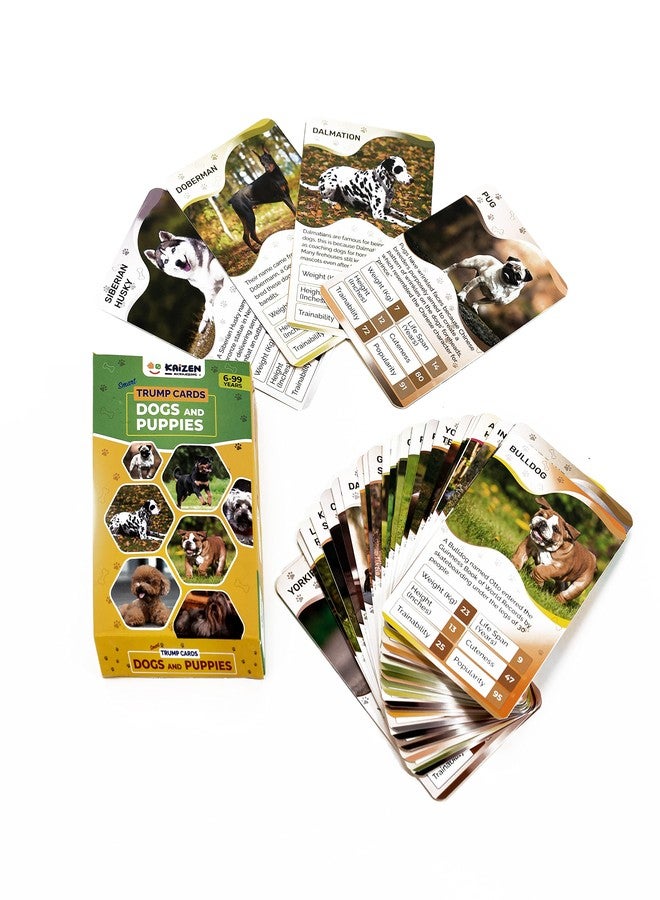 Kaizen MicroLessons Dedicated Deck Card Games (Trumps: Dogs&Pups) - Image 2